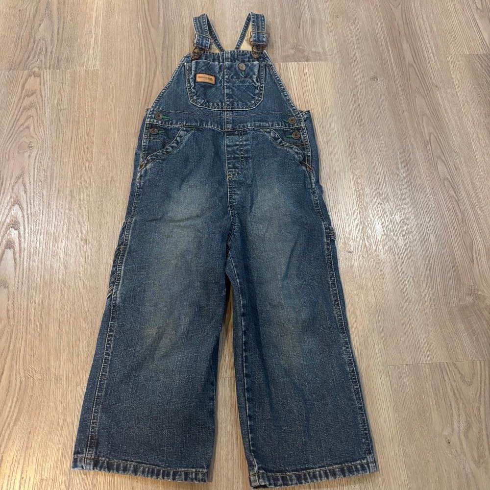 90's OshKosh Denim Overalls Size 4T
